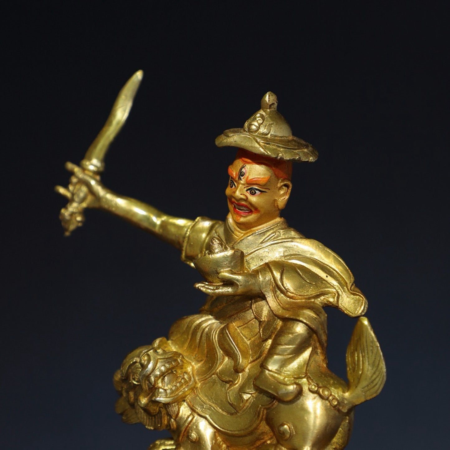 Chinese antique pure copper Buddha statue