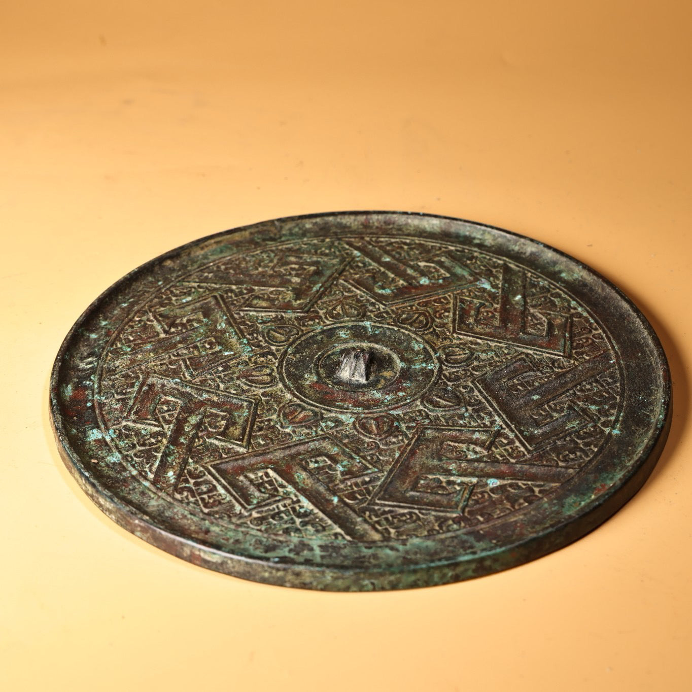 Chinese Antique Collection Pure Copper All Copper Bronze Mirror