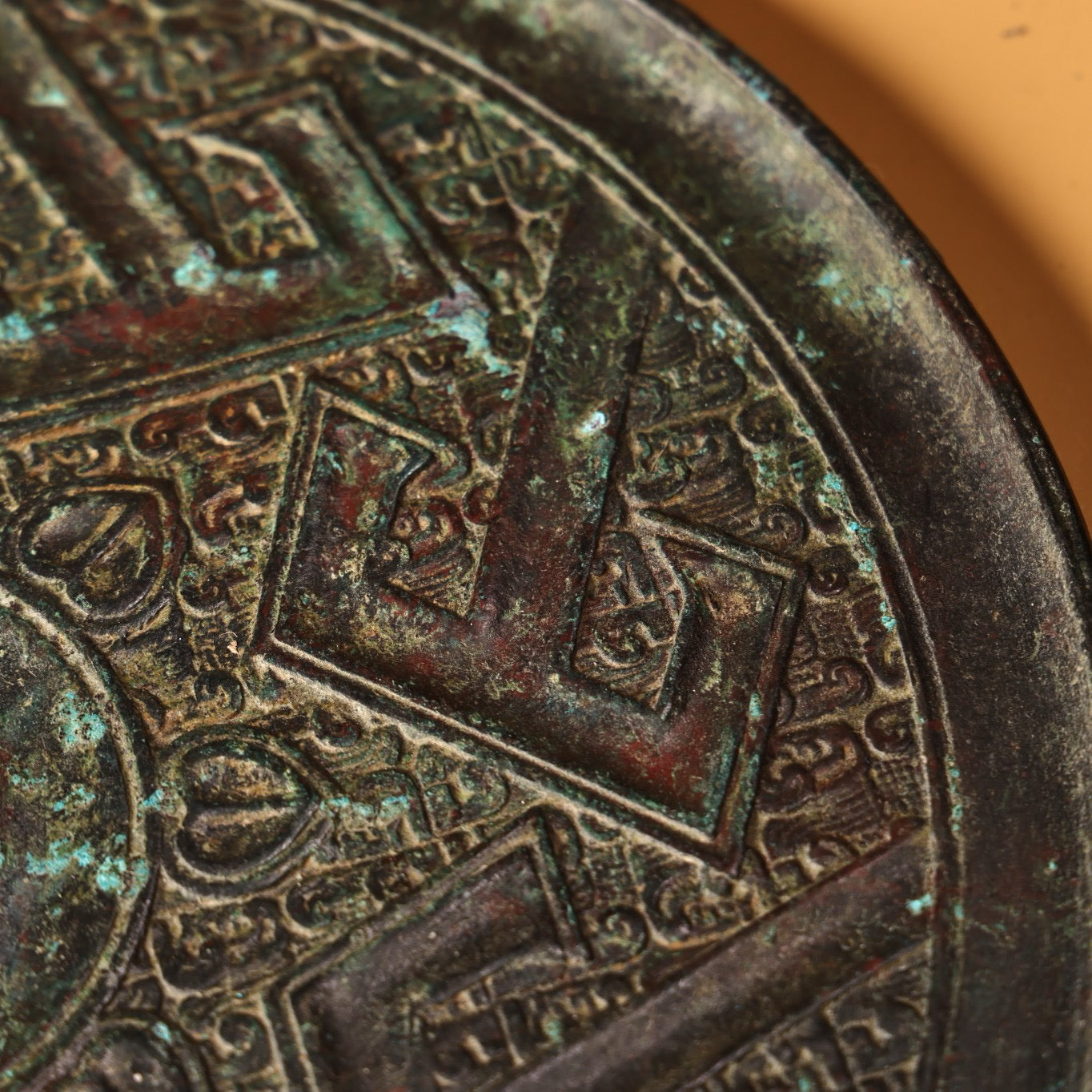Chinese Antique Collection Pure Copper All Copper Bronze Mirror