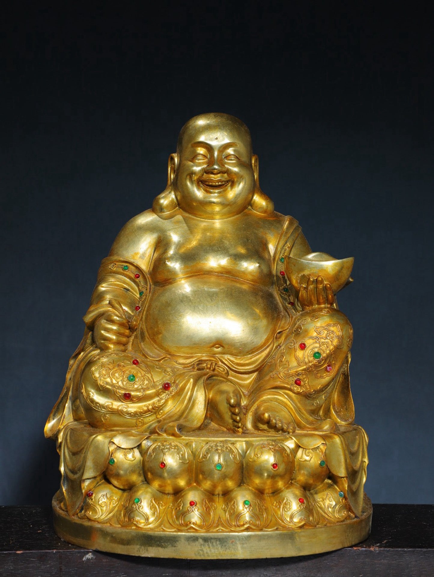 Chinese antique pure copper Buddha statue