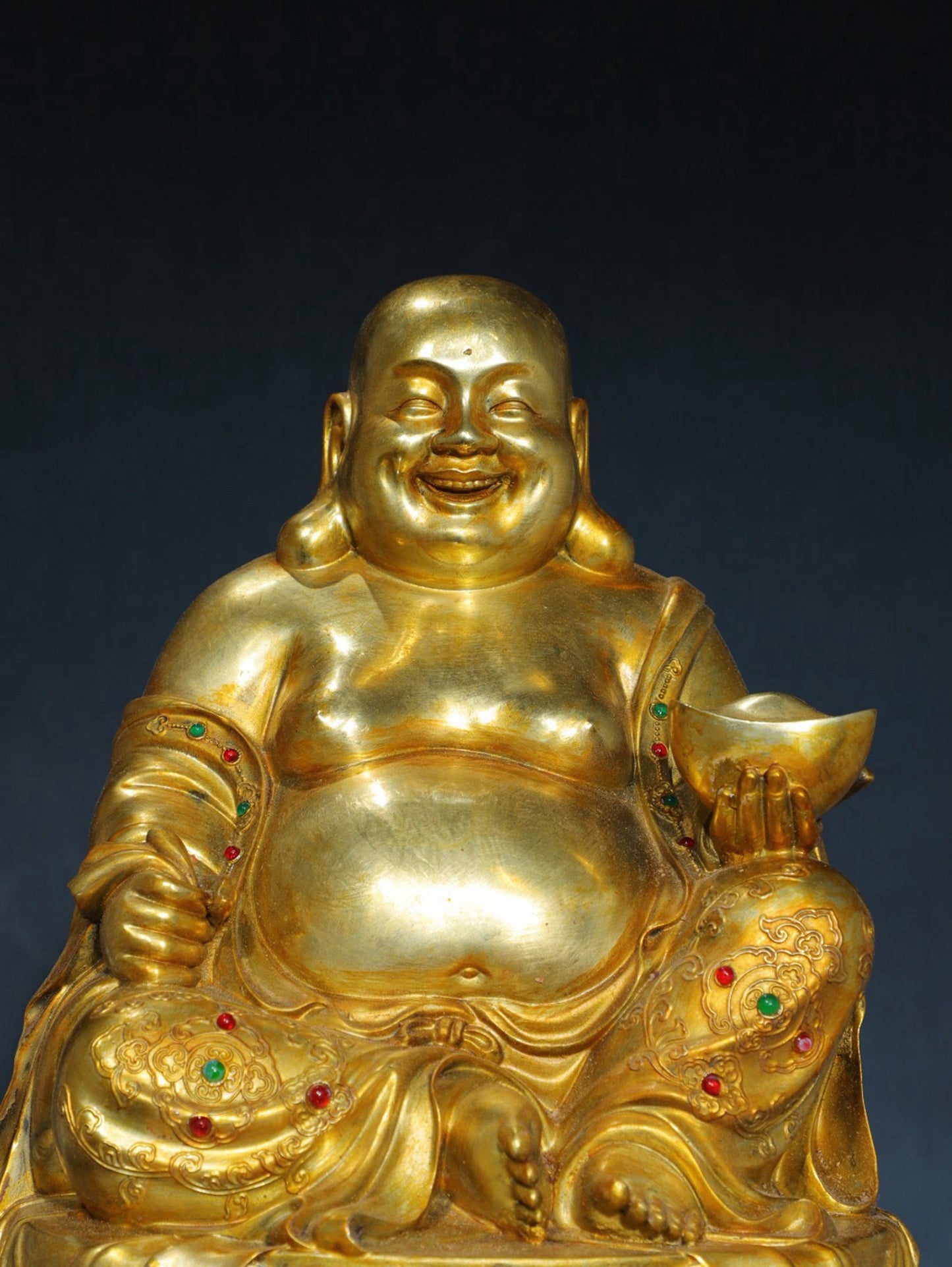 Chinese antique pure copper Buddha statue