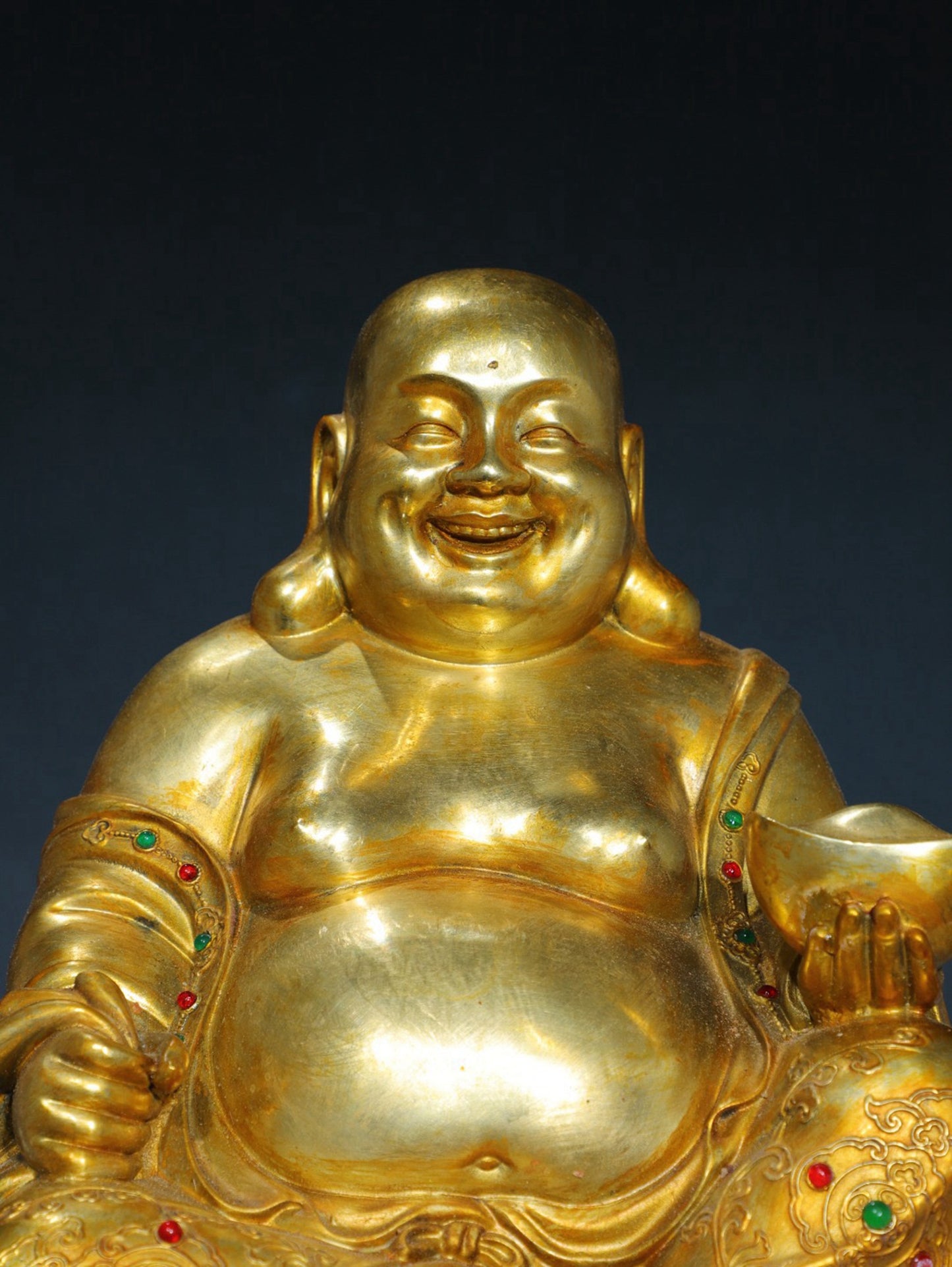 Chinese antique pure copper Buddha statue