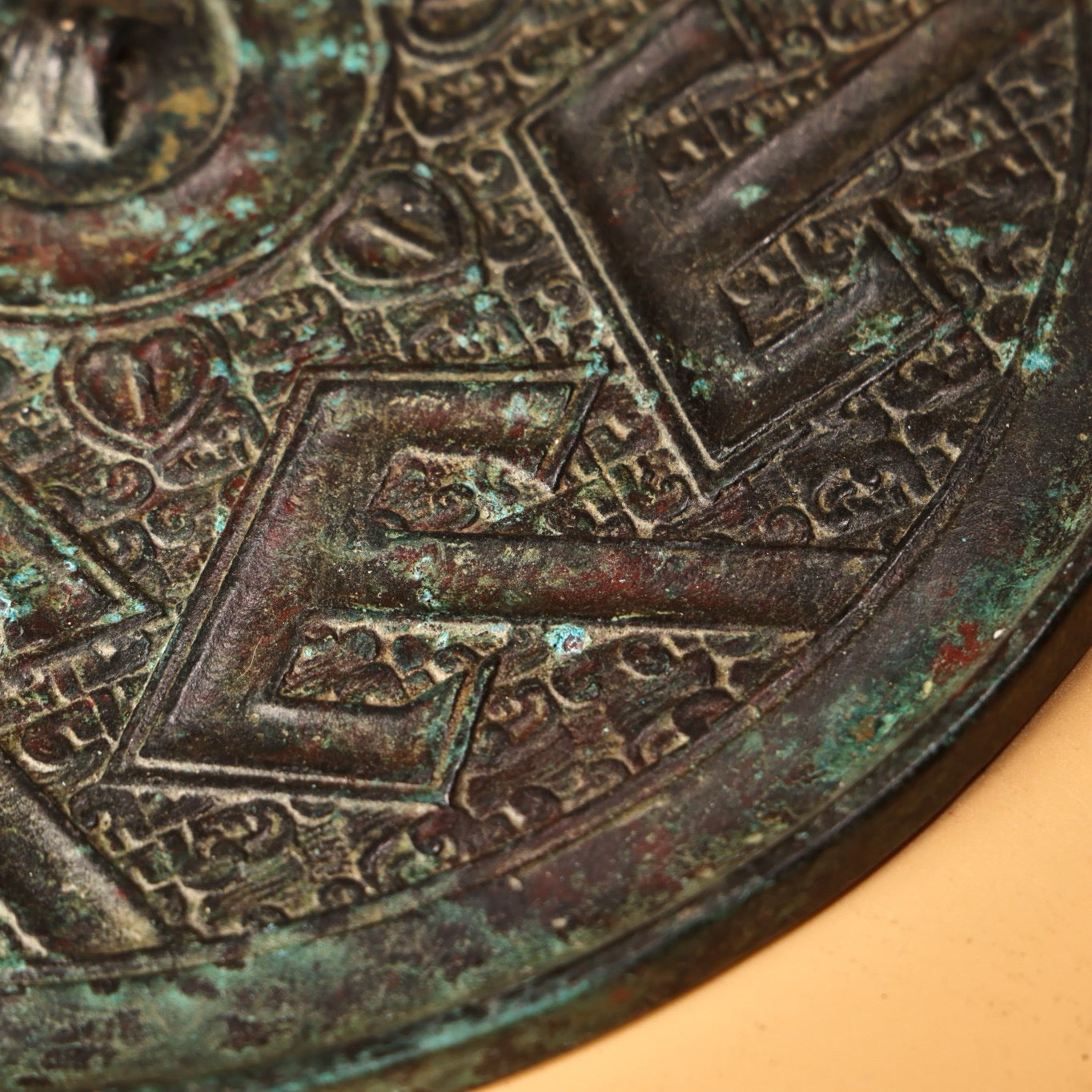 Chinese Antique Collection Pure Copper All Copper Bronze Mirror