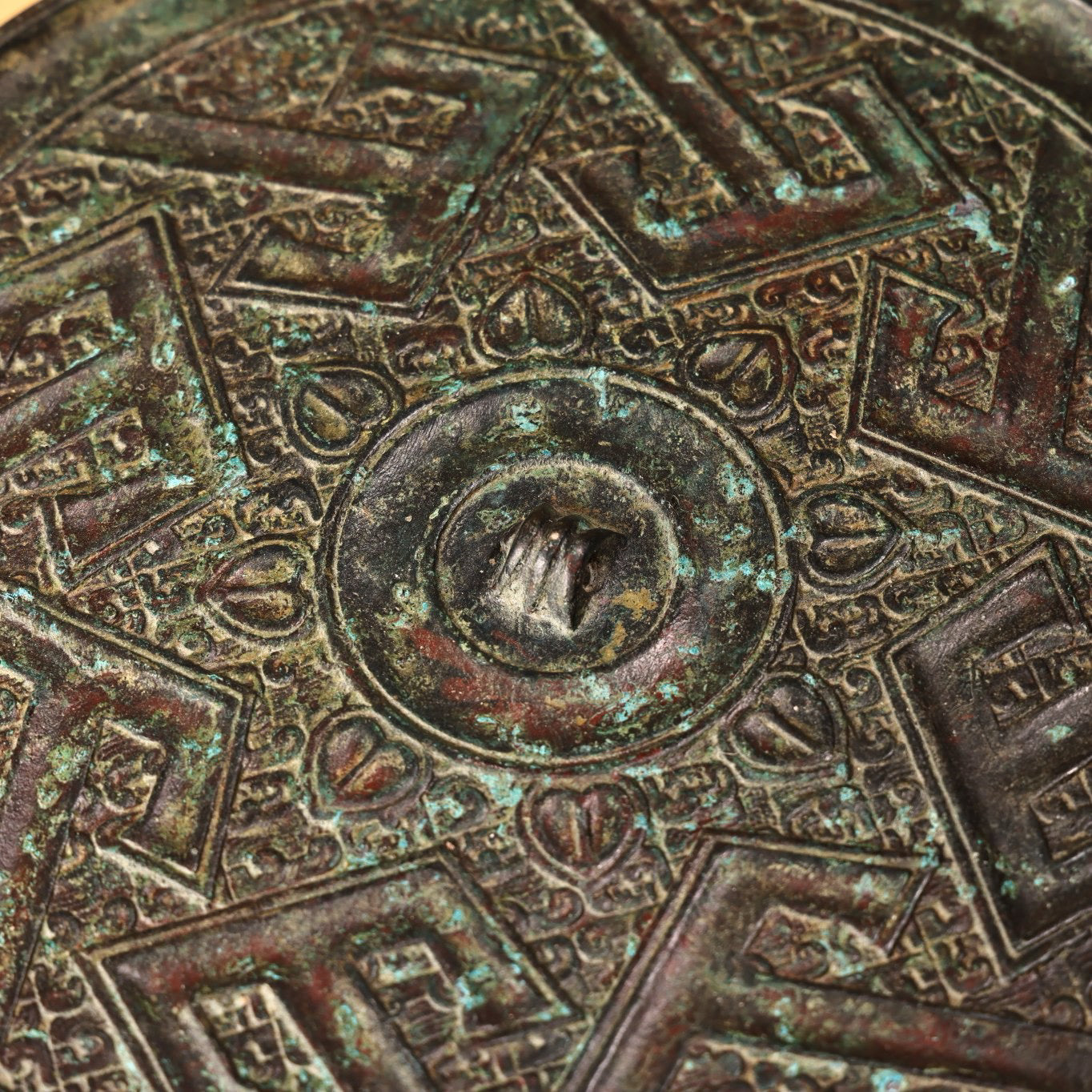 Chinese Antique Collection Pure Copper All Copper Bronze Mirror