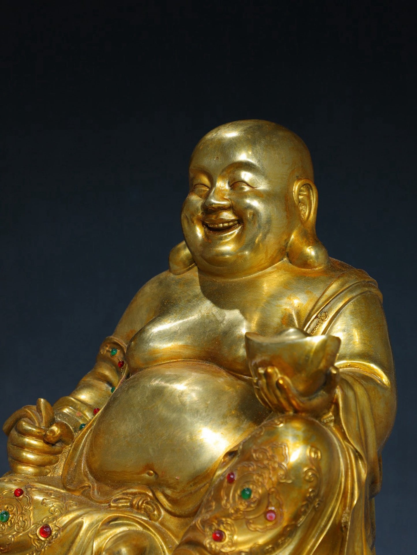 Chinese antique pure copper Buddha statue