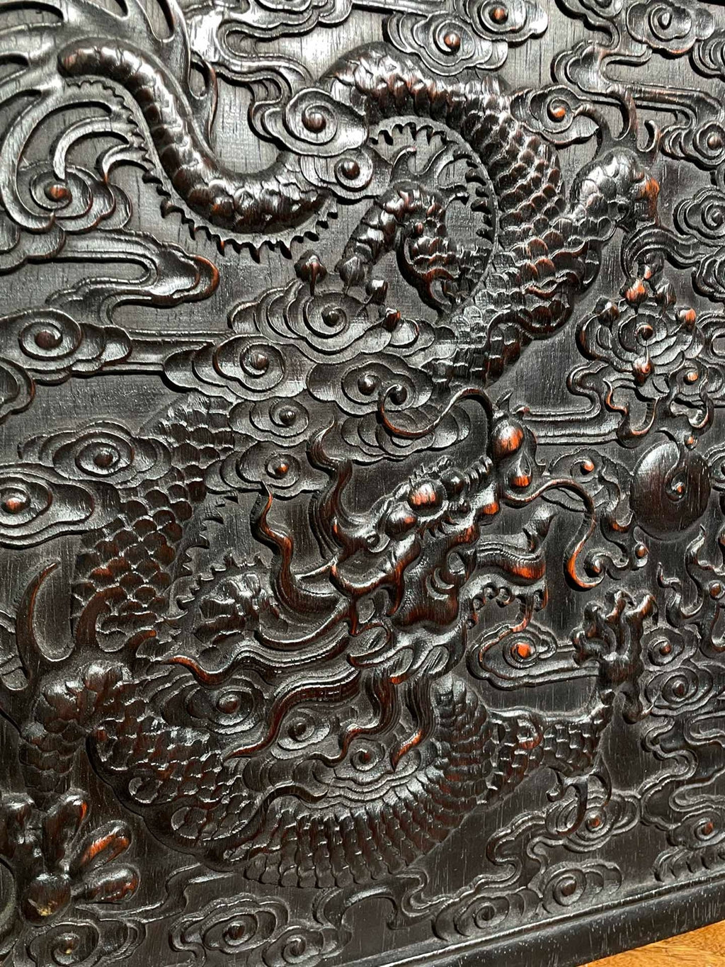 Pear wood handmade carved hanging screen ornaments