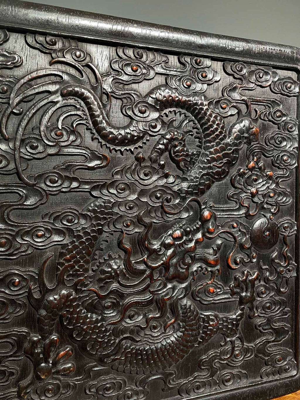 Pear wood handmade carved hanging screen ornaments