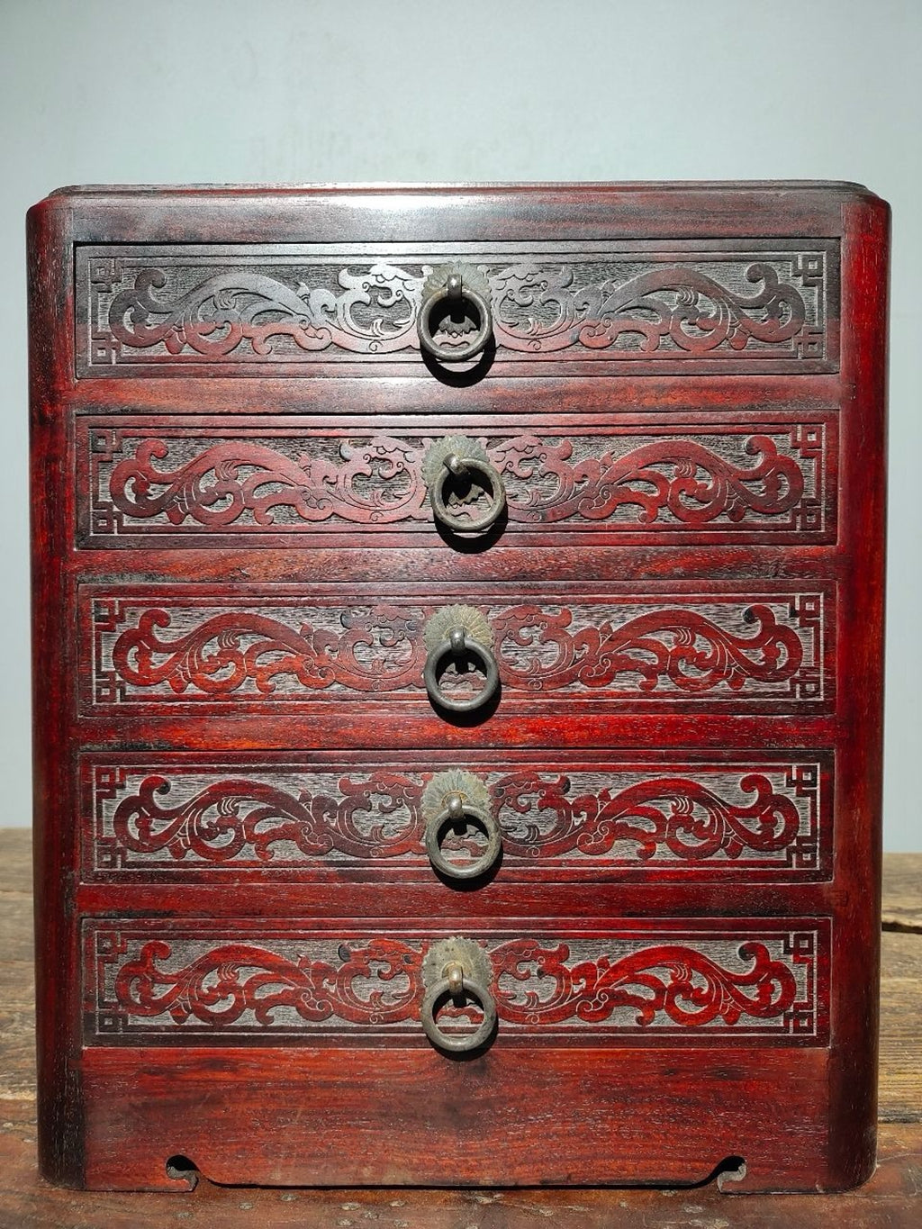 Old Sour Branch Wood Jewelry Box