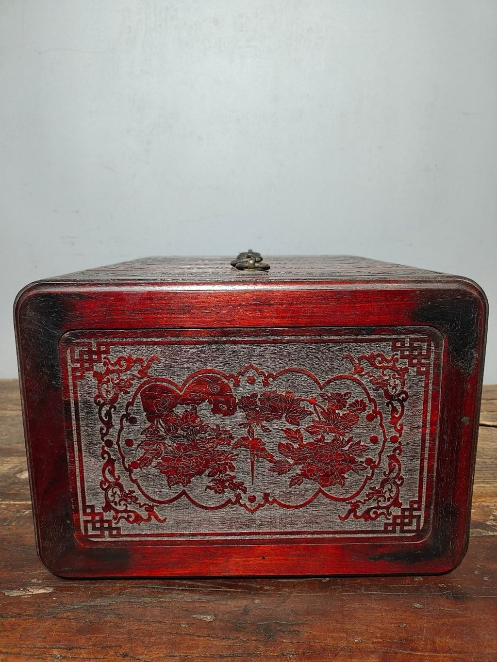 Old Sour Branch Wood Jewelry Box
