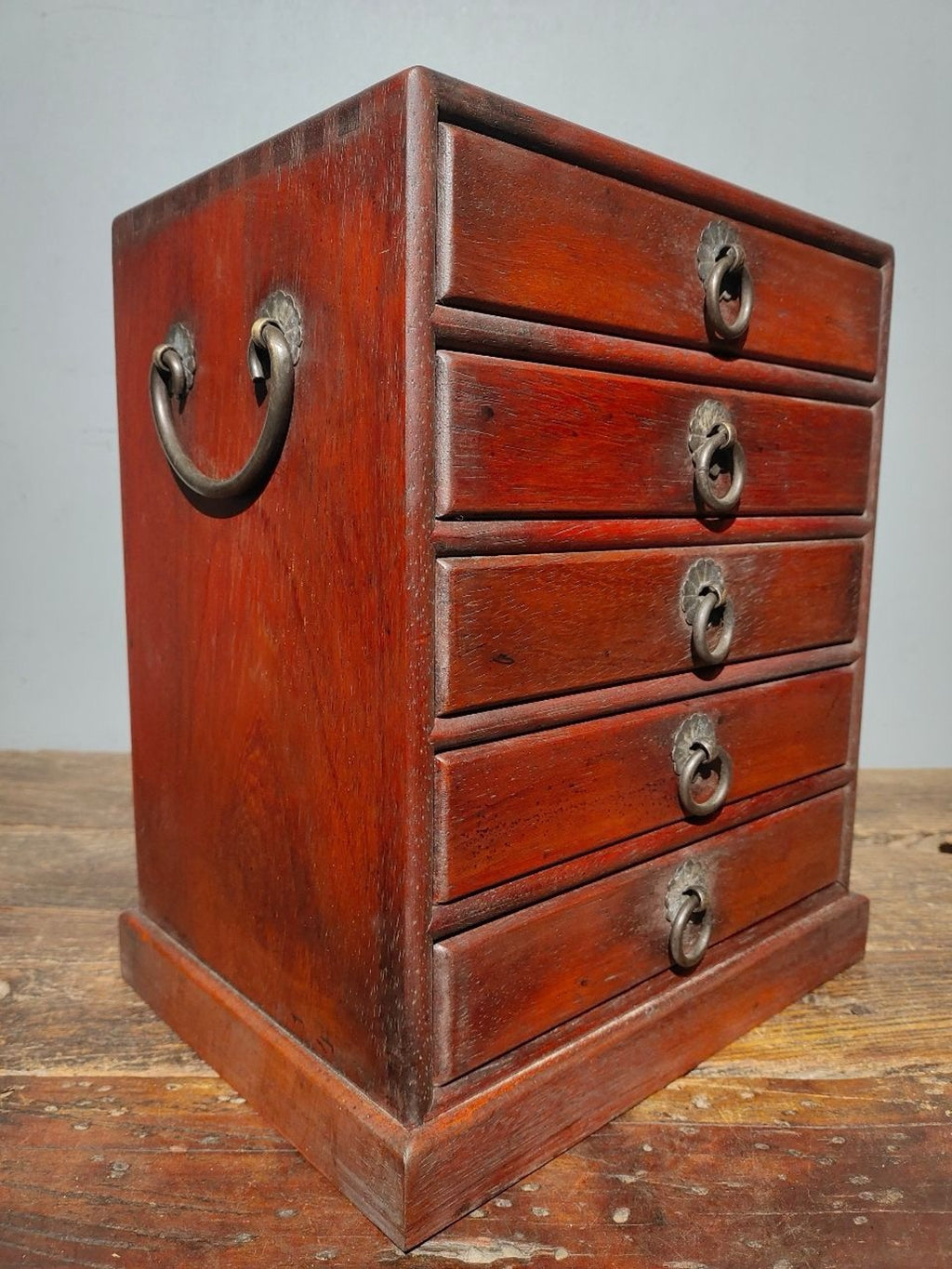 Pear wood jewelry box