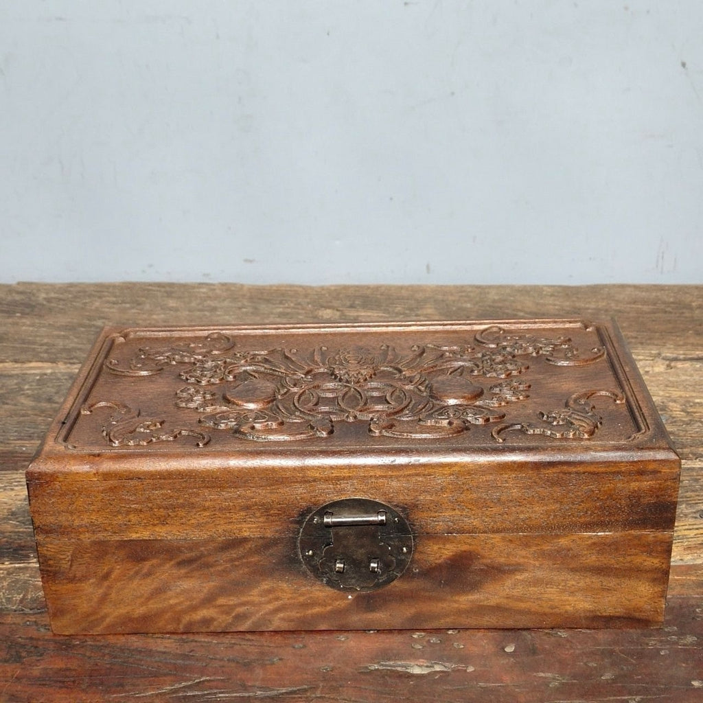 Pear wood jewelry box