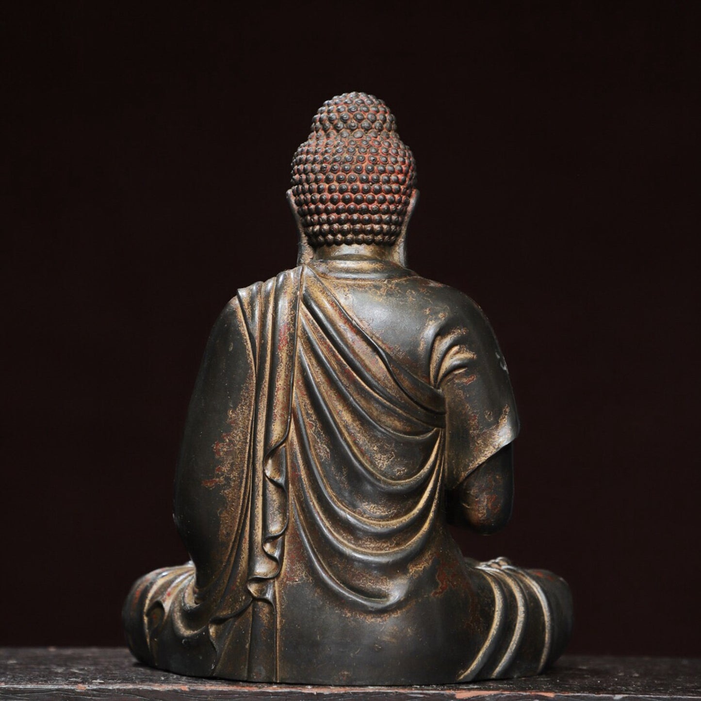 Chinese antique pure copper statue of the Great Sun Tathagata