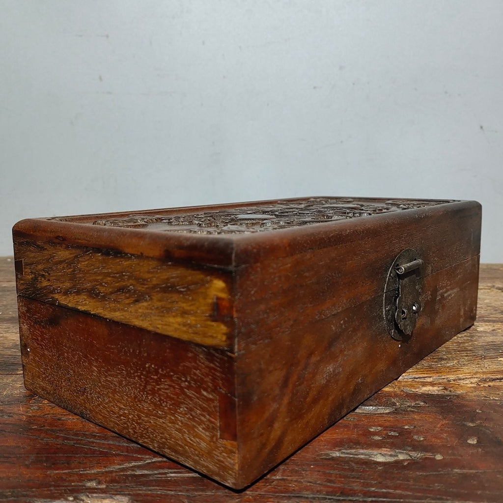 Pear wood jewelry box