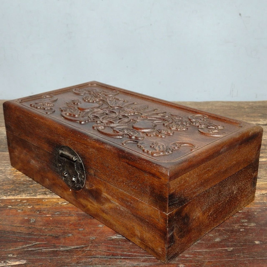 Pear wood jewelry box
