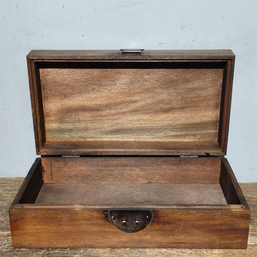 Old rosewood jewelry box