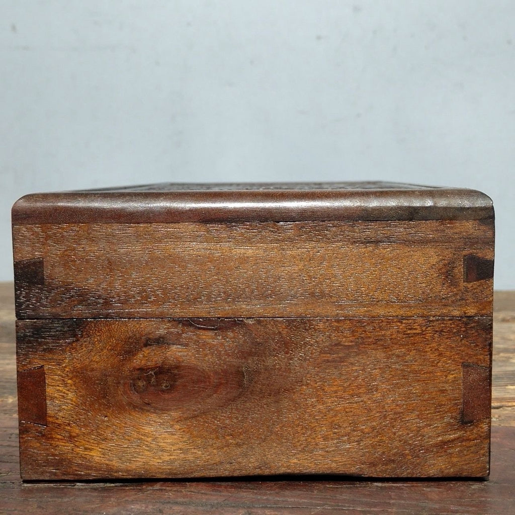 Old rosewood jewelry box