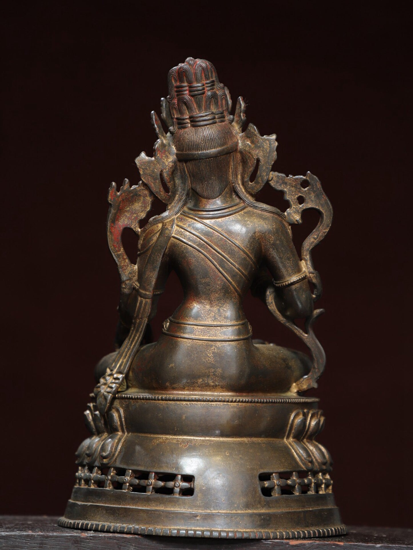 Chinese antique pure copper Buddha statue