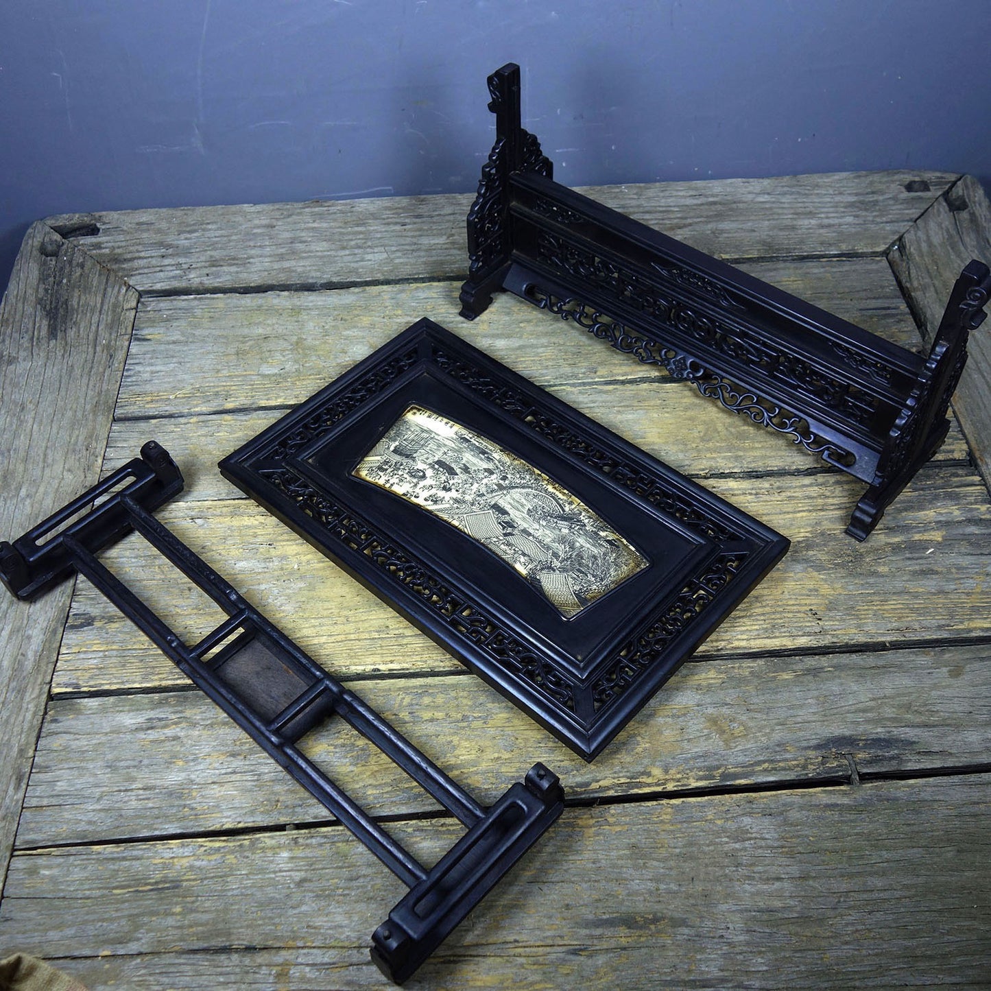 Chinese antique screen ornaments