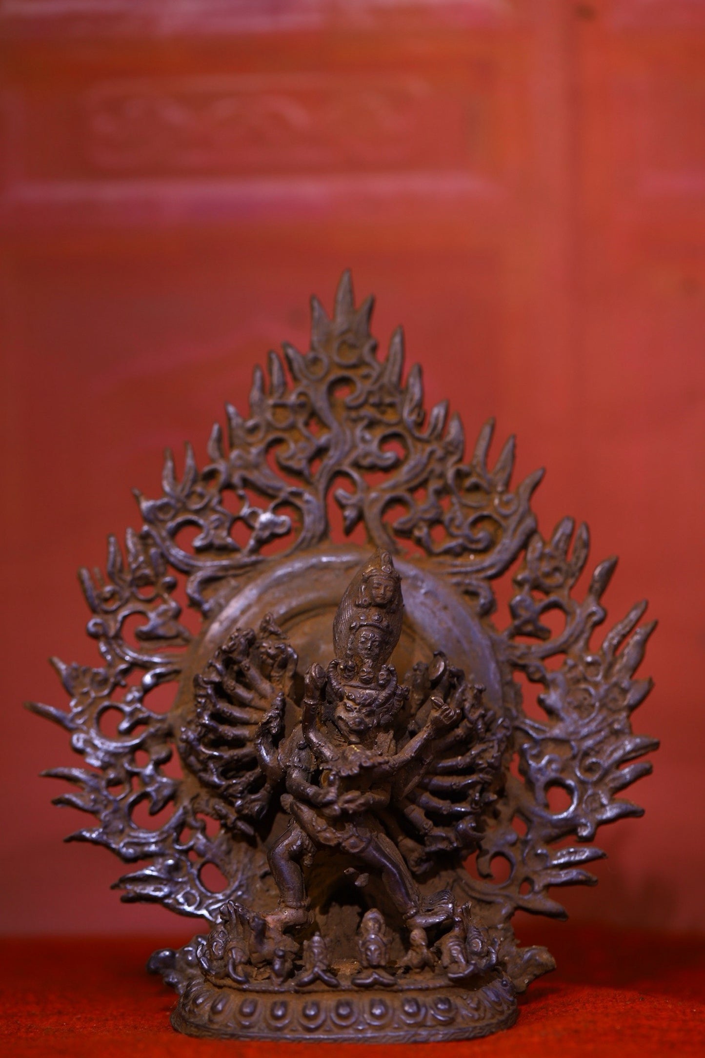Chinese Antique Pure Copper Diamond