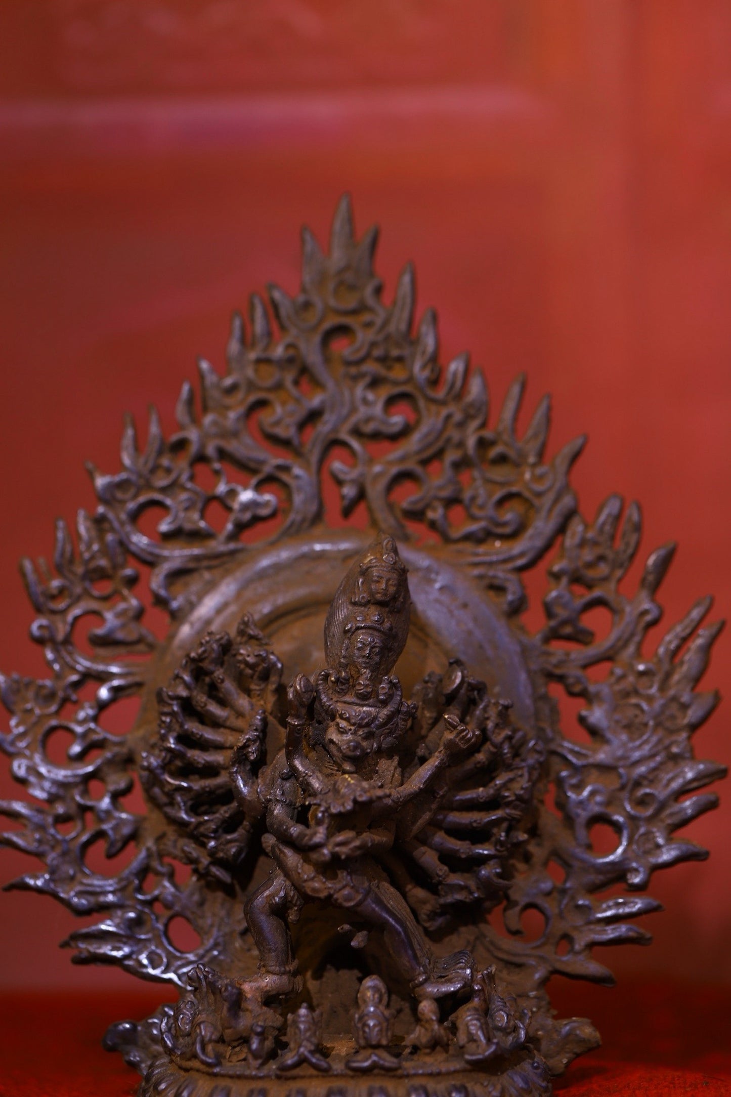 Chinese Antique Pure Copper Diamond