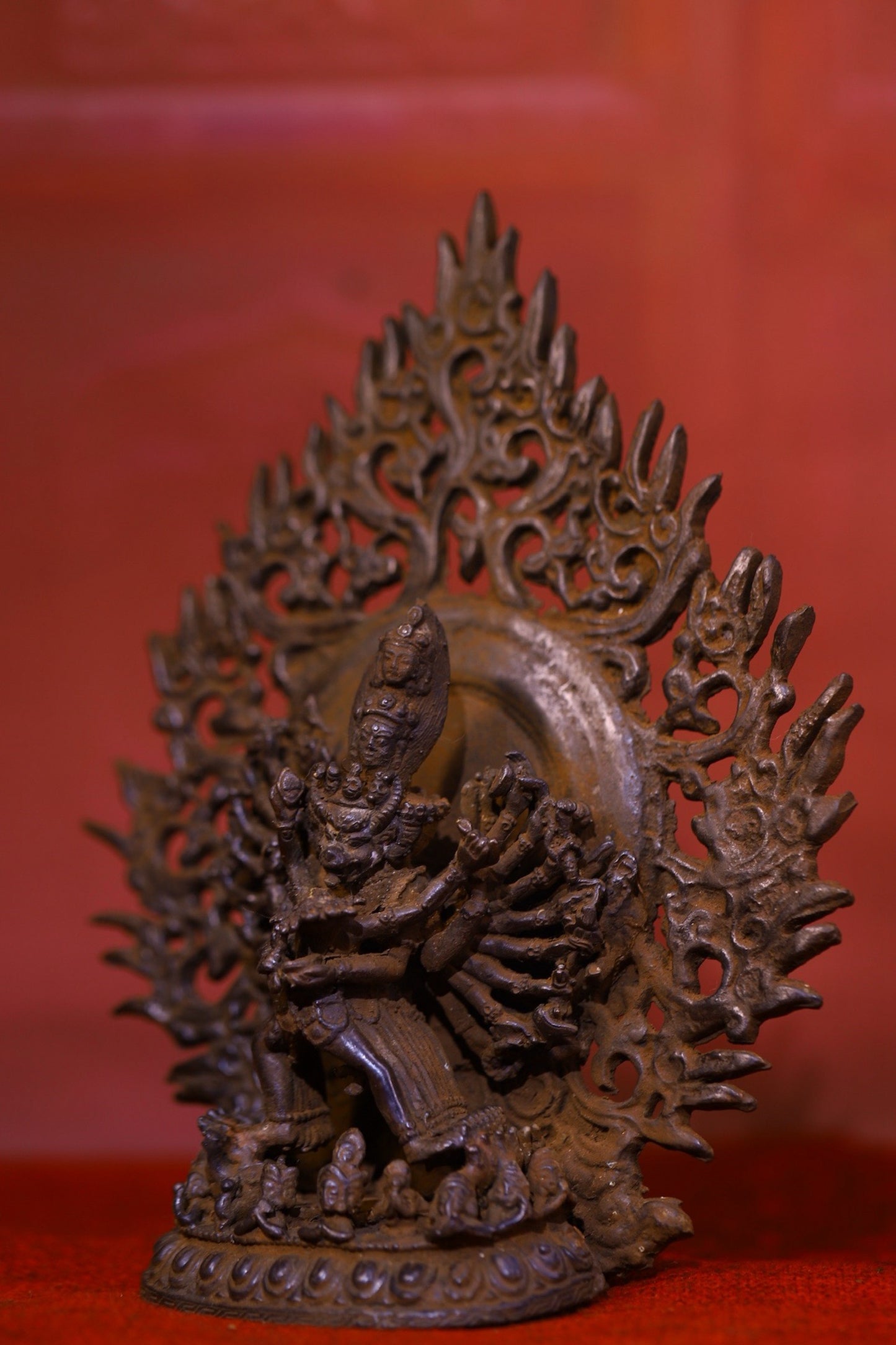 Chinese Antique Pure Copper Diamond