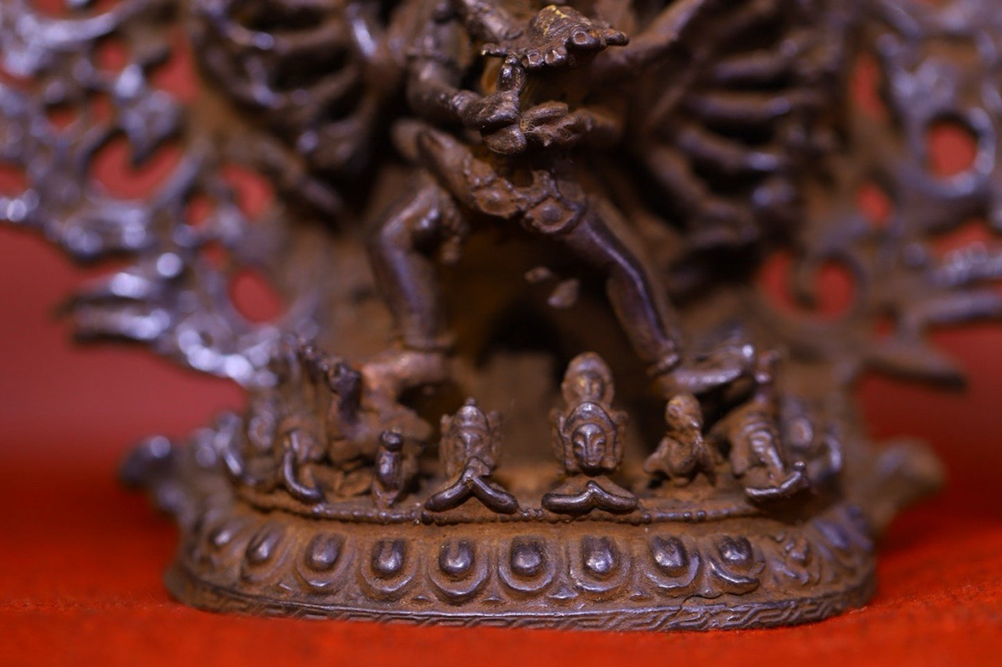 Chinese Antique Pure Copper Diamond
