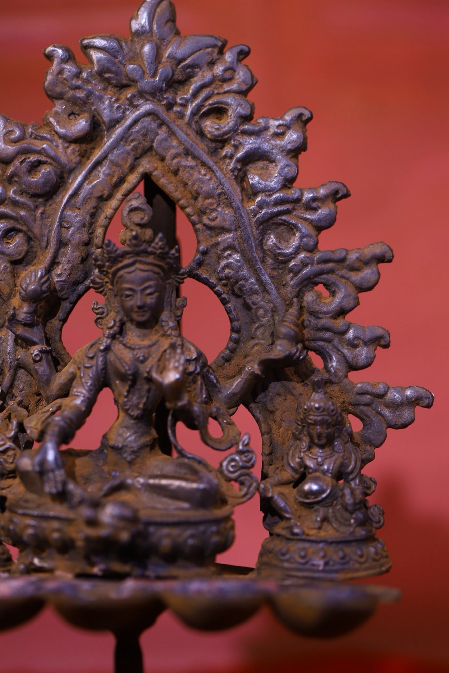 Chinese antique pure copper statue of Tara Buddha