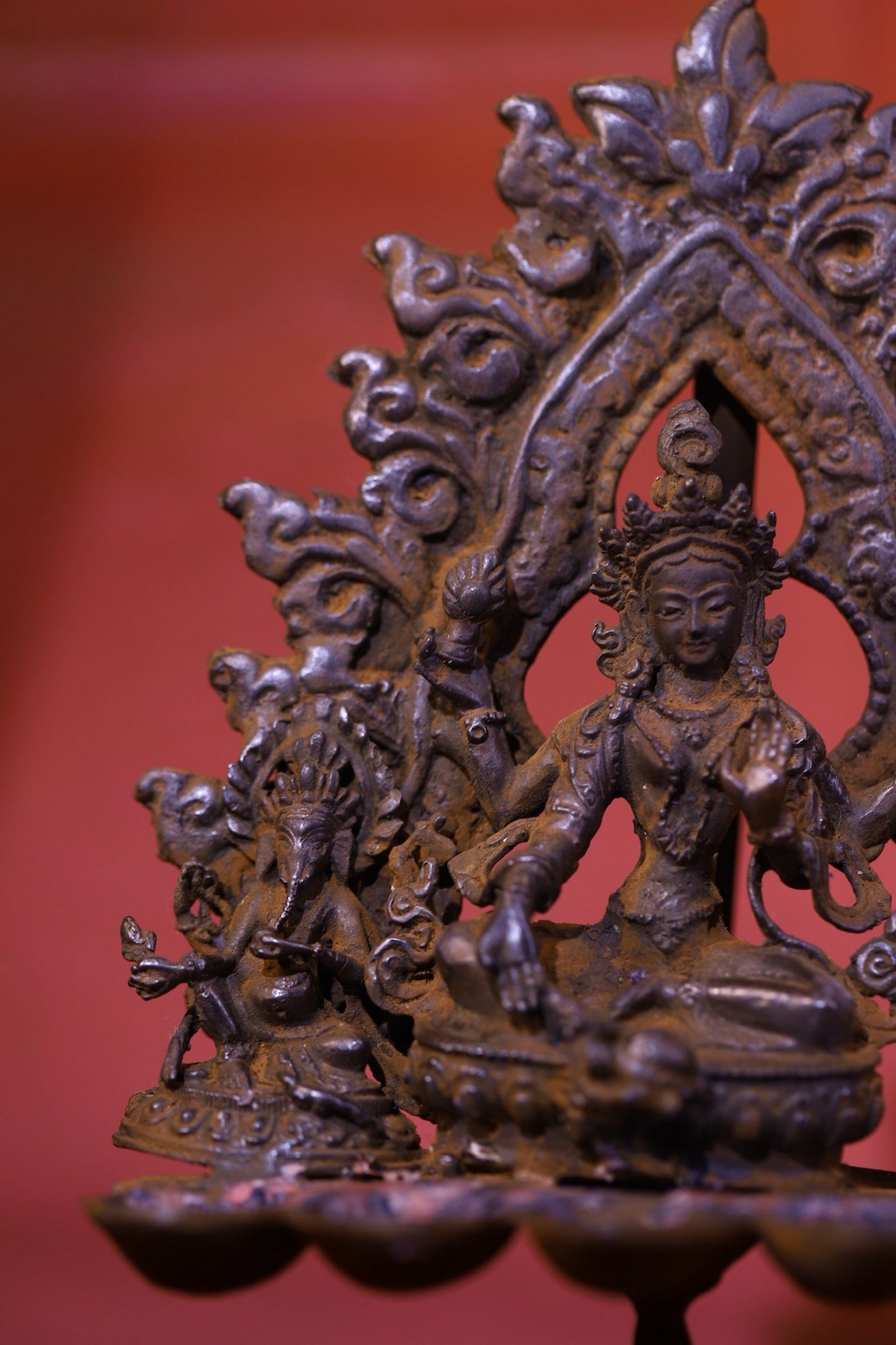 Chinese antique pure copper statue of Tara Buddha