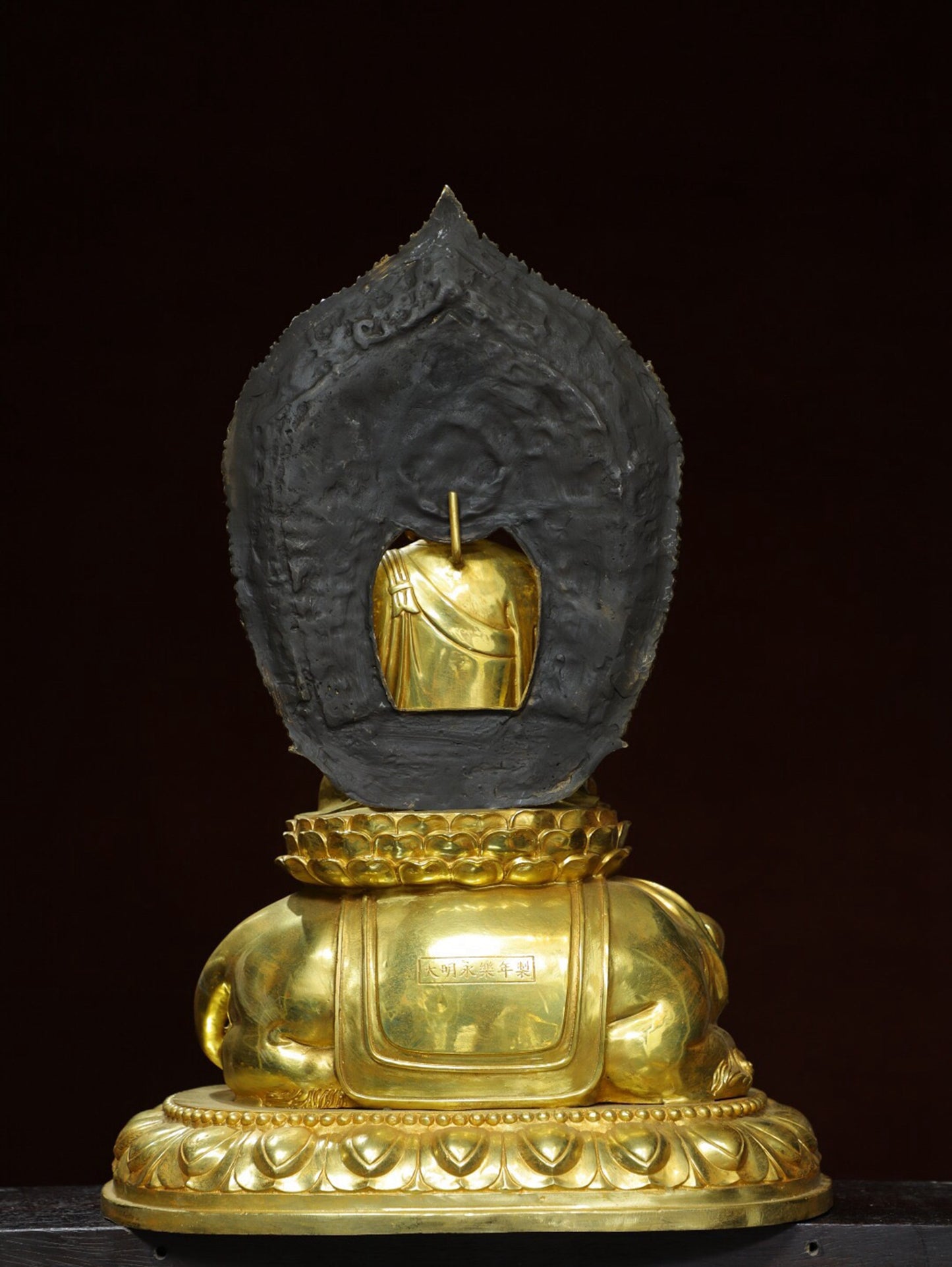 Chinese antique pure copper [Ksitigarbha King] Buddha statue