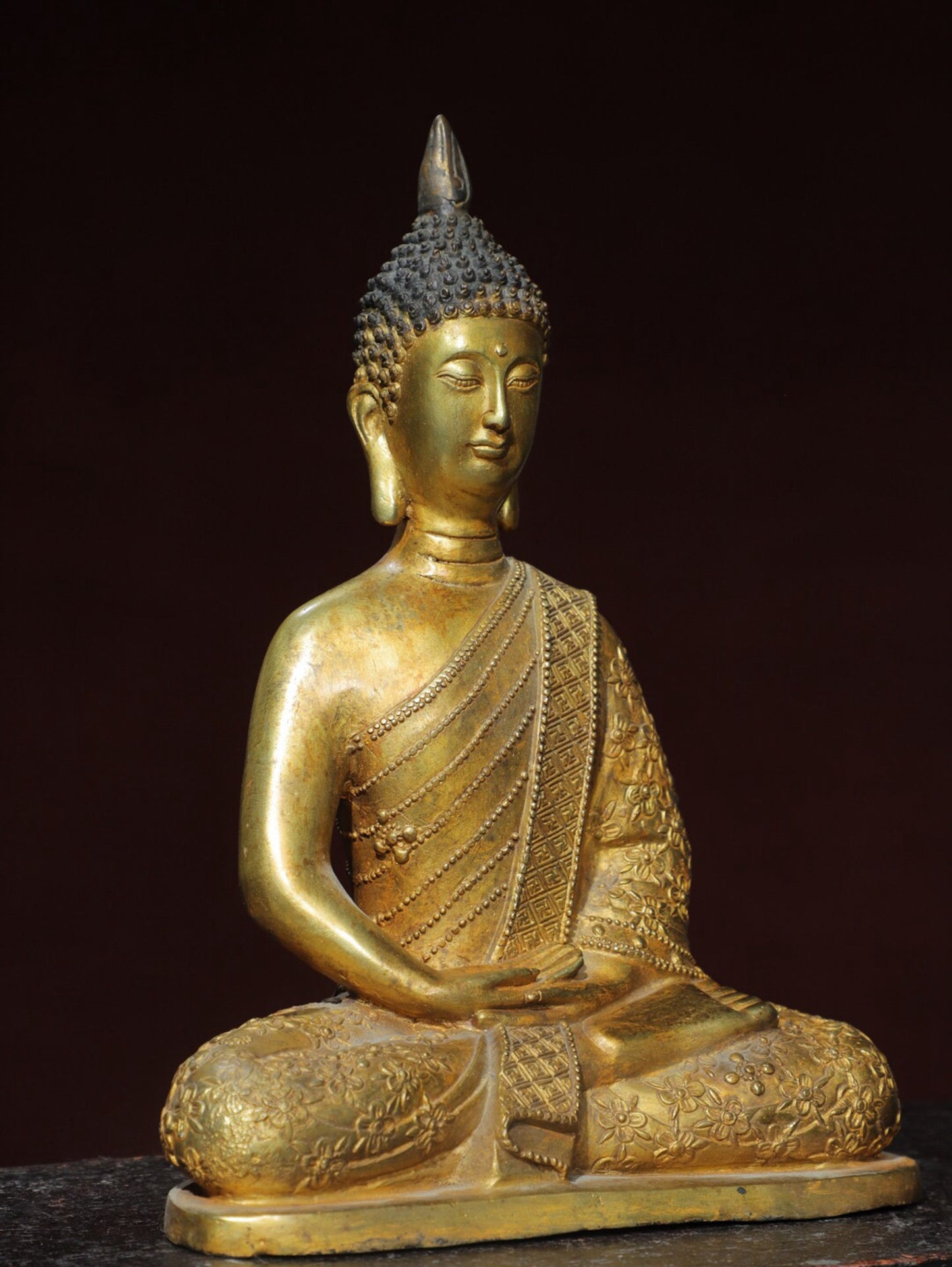 Chinese antique pure copper Buddha statue