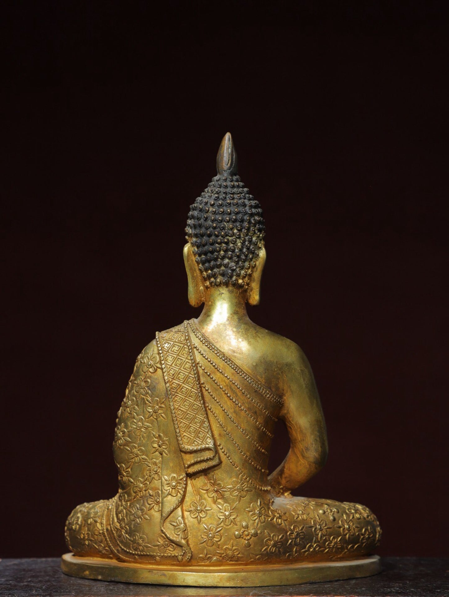 Chinese antique pure copper Buddha statue