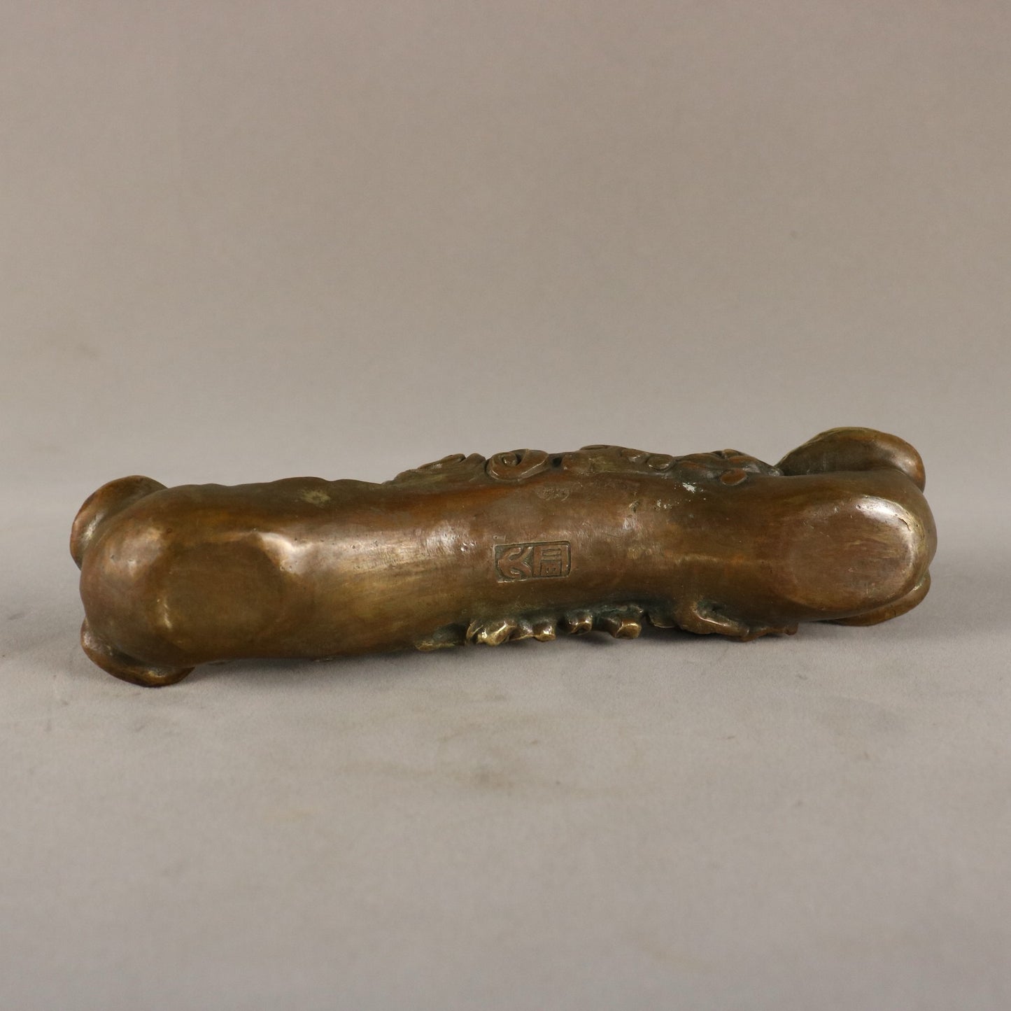 Chinese antique pure copper zodiac sign Ruyi