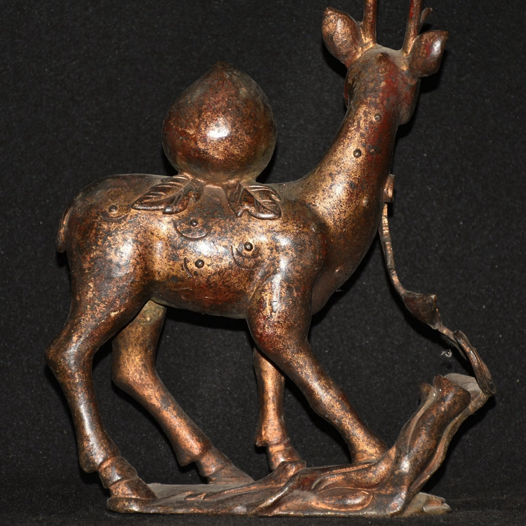 Pure copper imitation purple copper red rust sika deer ornaments