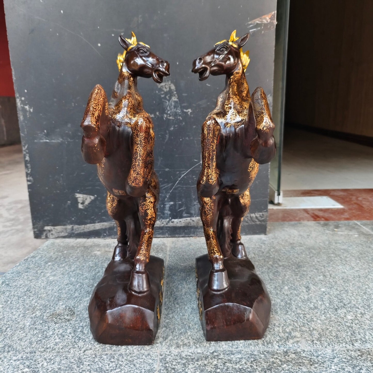 Chinese Antique Pure Copper Wealthy Horse