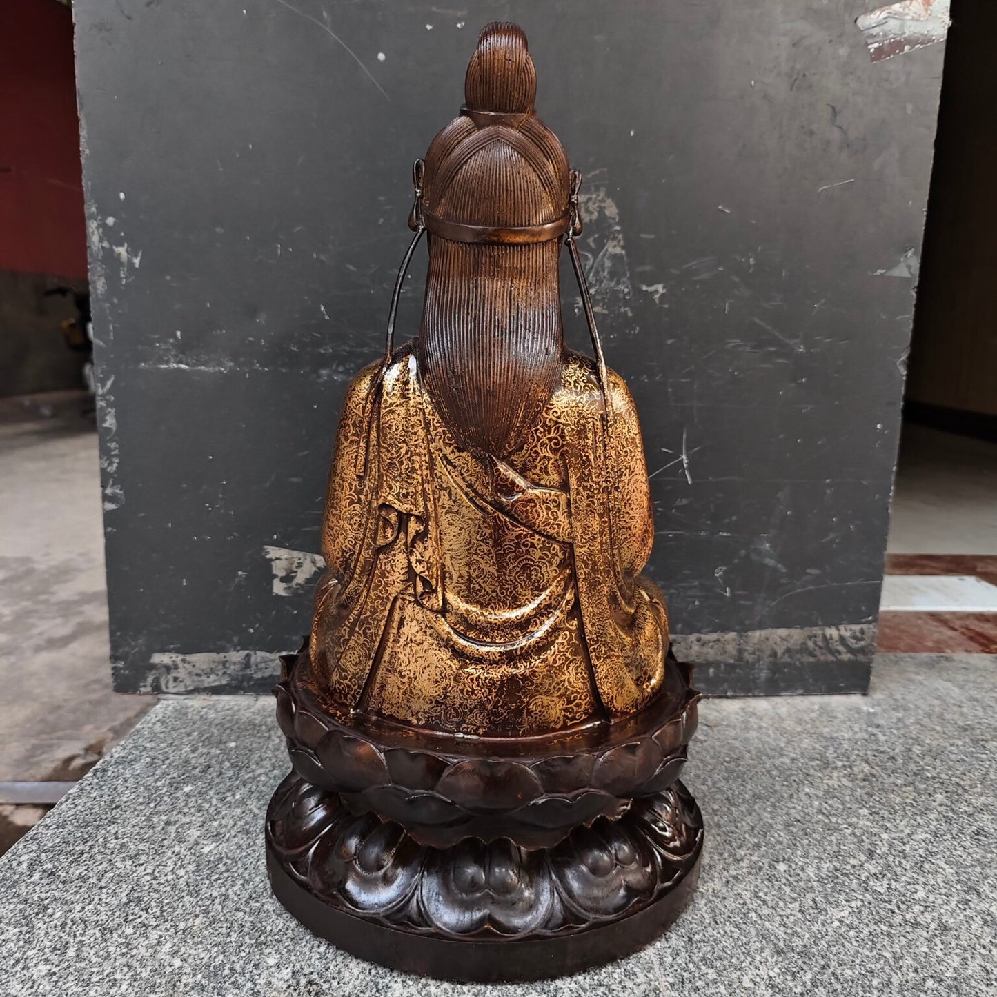Chinese Antique Pure Copper Medicine Bodhisattva