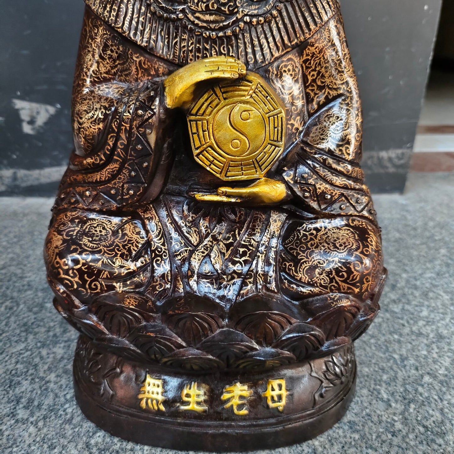 Chinese antique pure copper with no birth mother