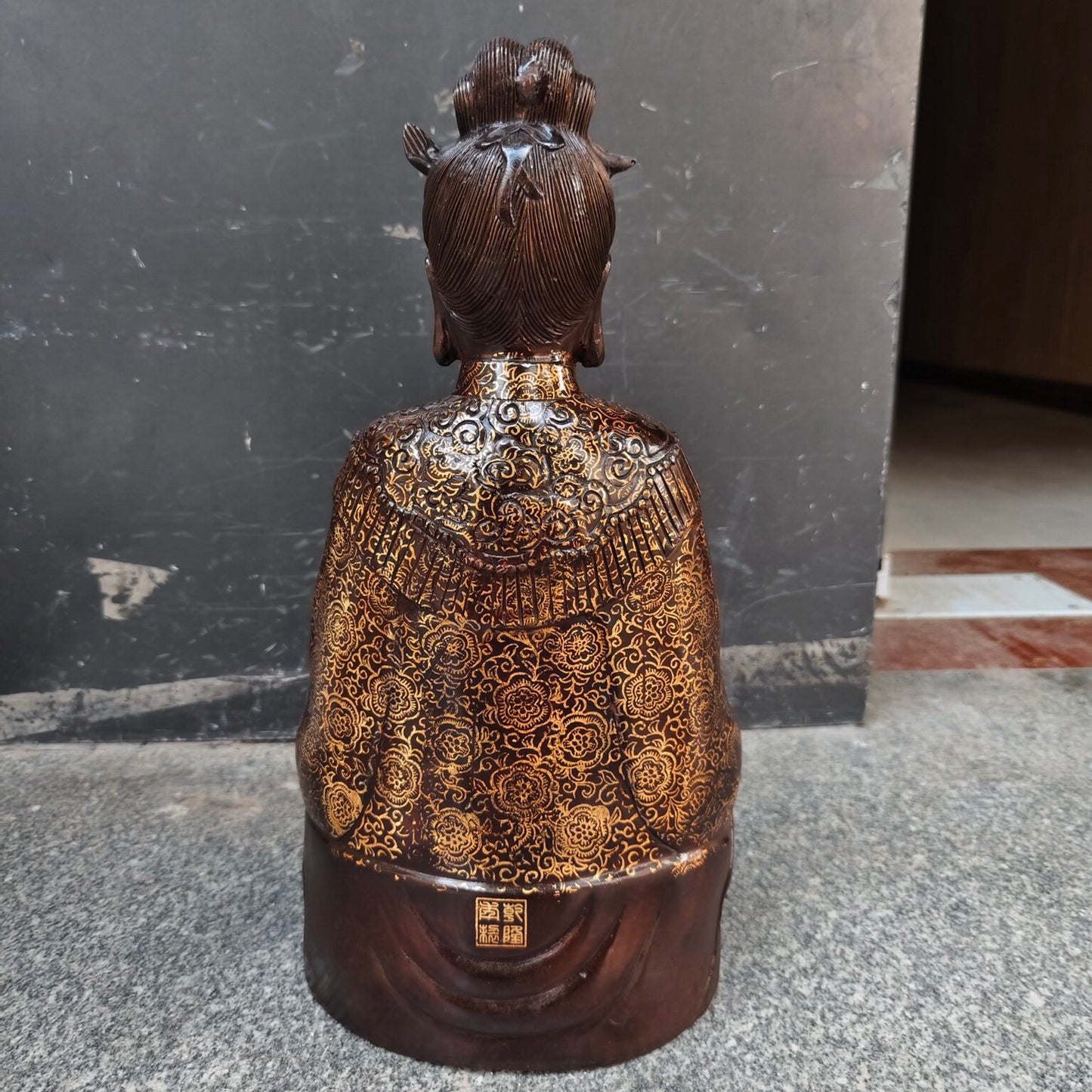 Chinese antique pure copper with no birth mother