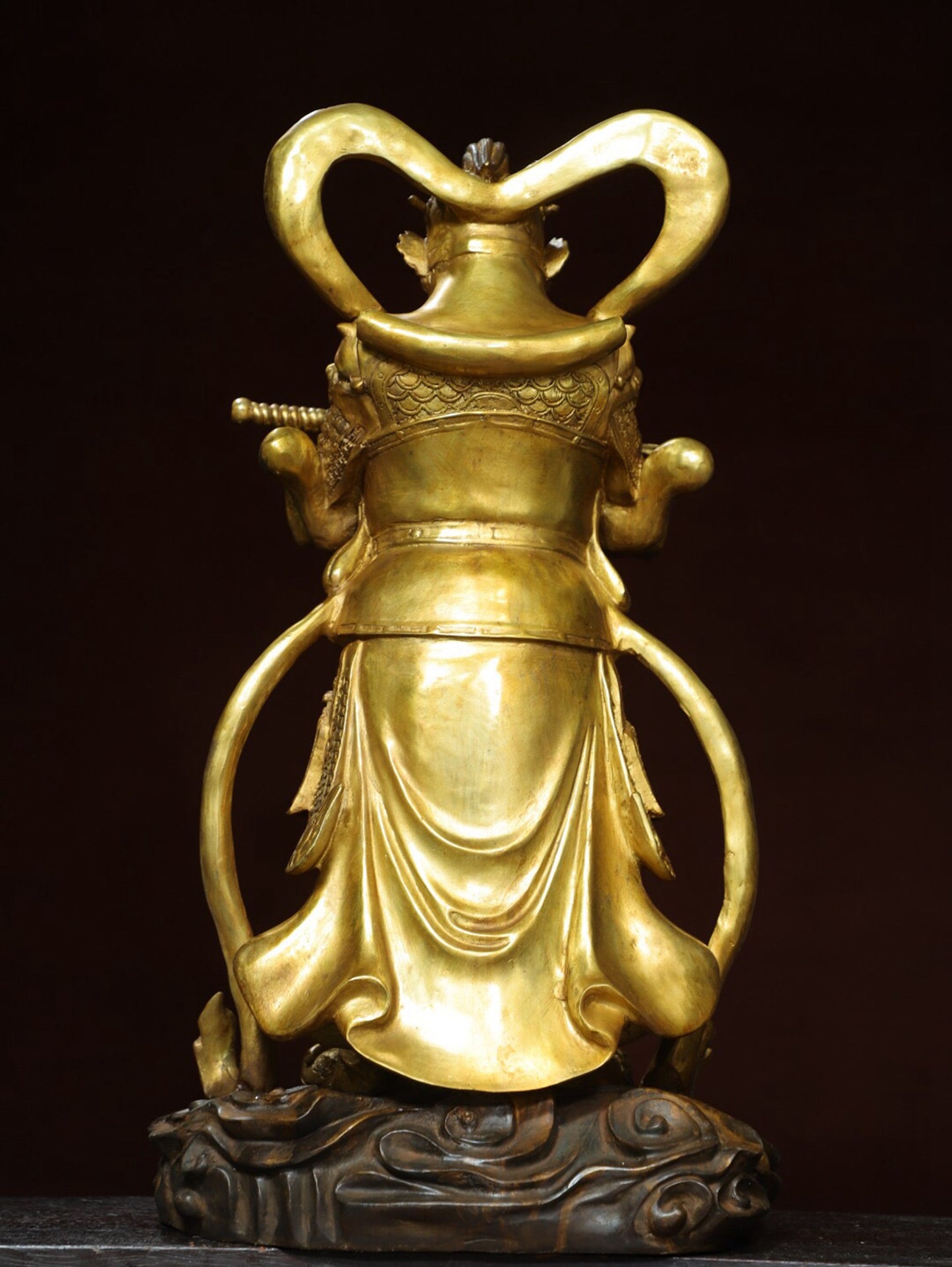 Chinese antique pure copper [Weituo] Buddha statue
