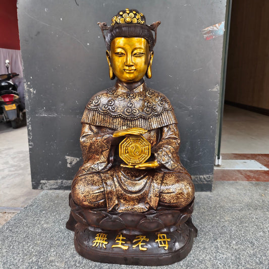 Chinese antique pure copper with no birth mother