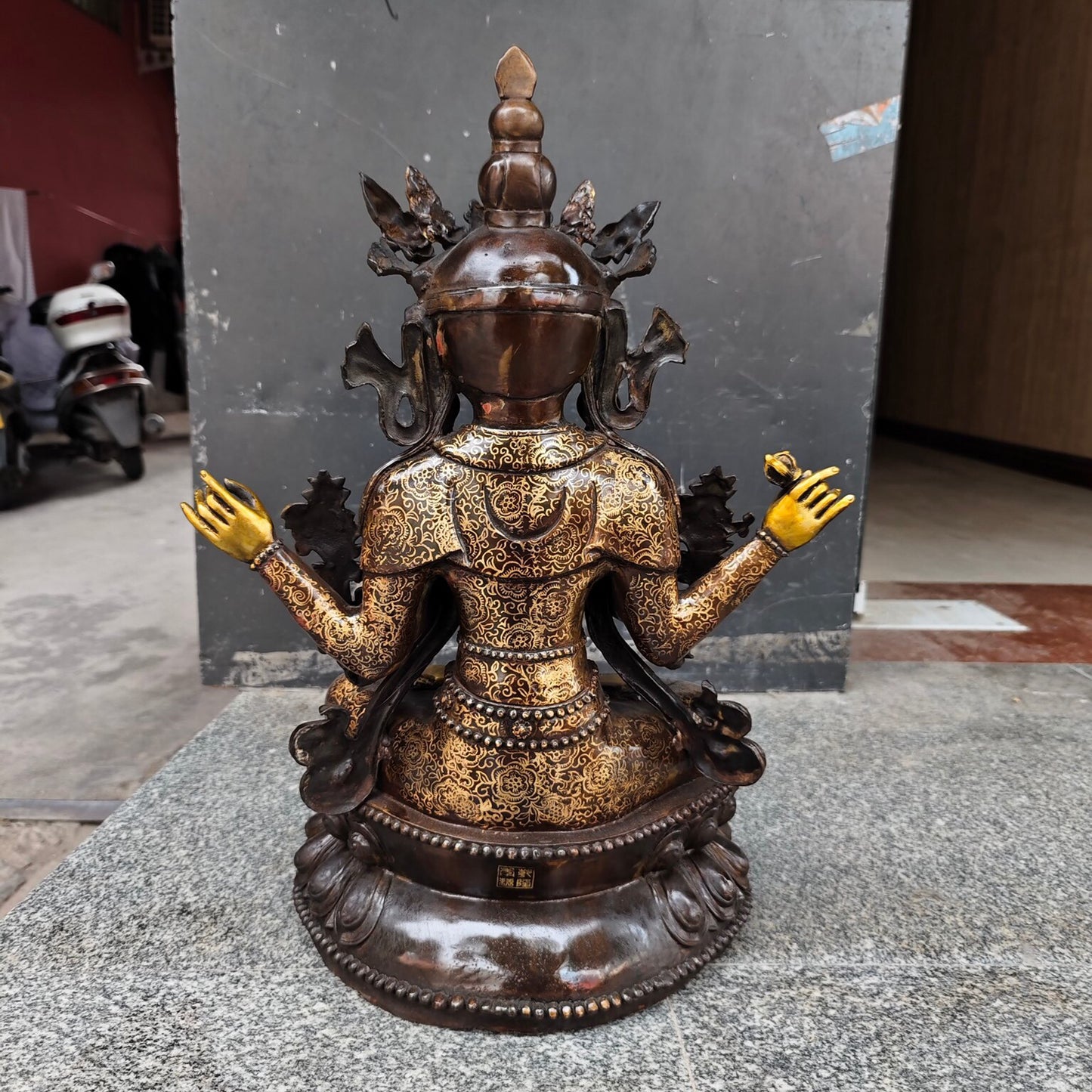 Chinese Antique Pure Copper Tara