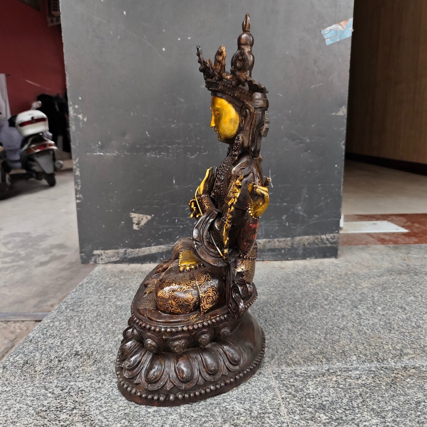 Chinese Antique Pure Copper Tara