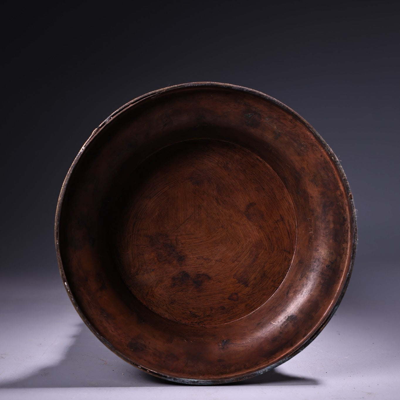 Chinese antique pure copper eight treasure incense burner