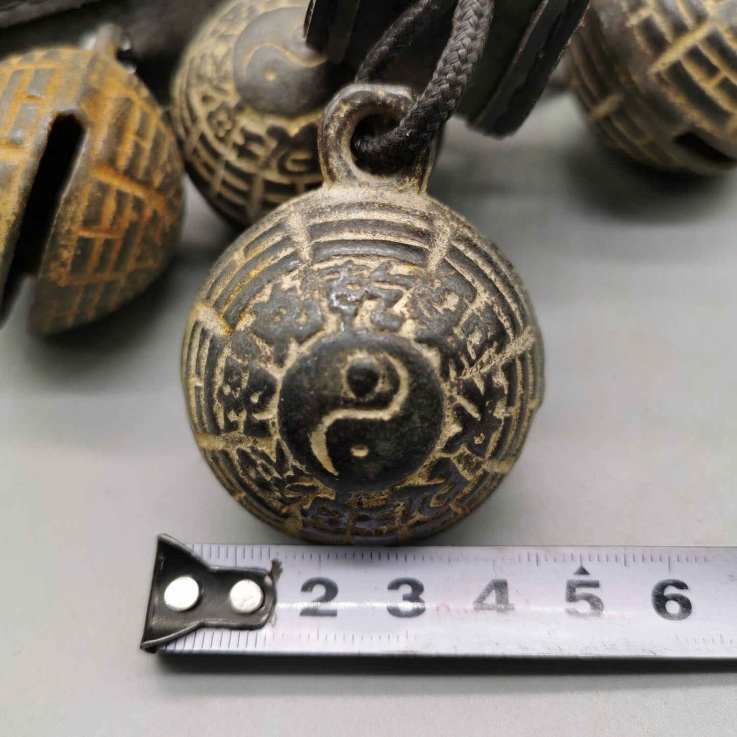 Chinese antique pure copper horse bell
