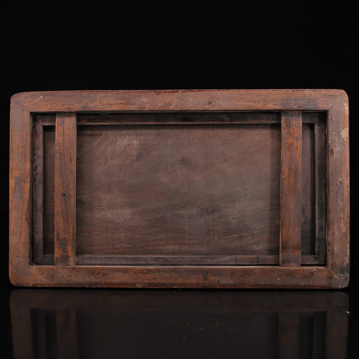 Handmade Handmade Handheld Lunchebox Made of Chinese Antique Pear Wood