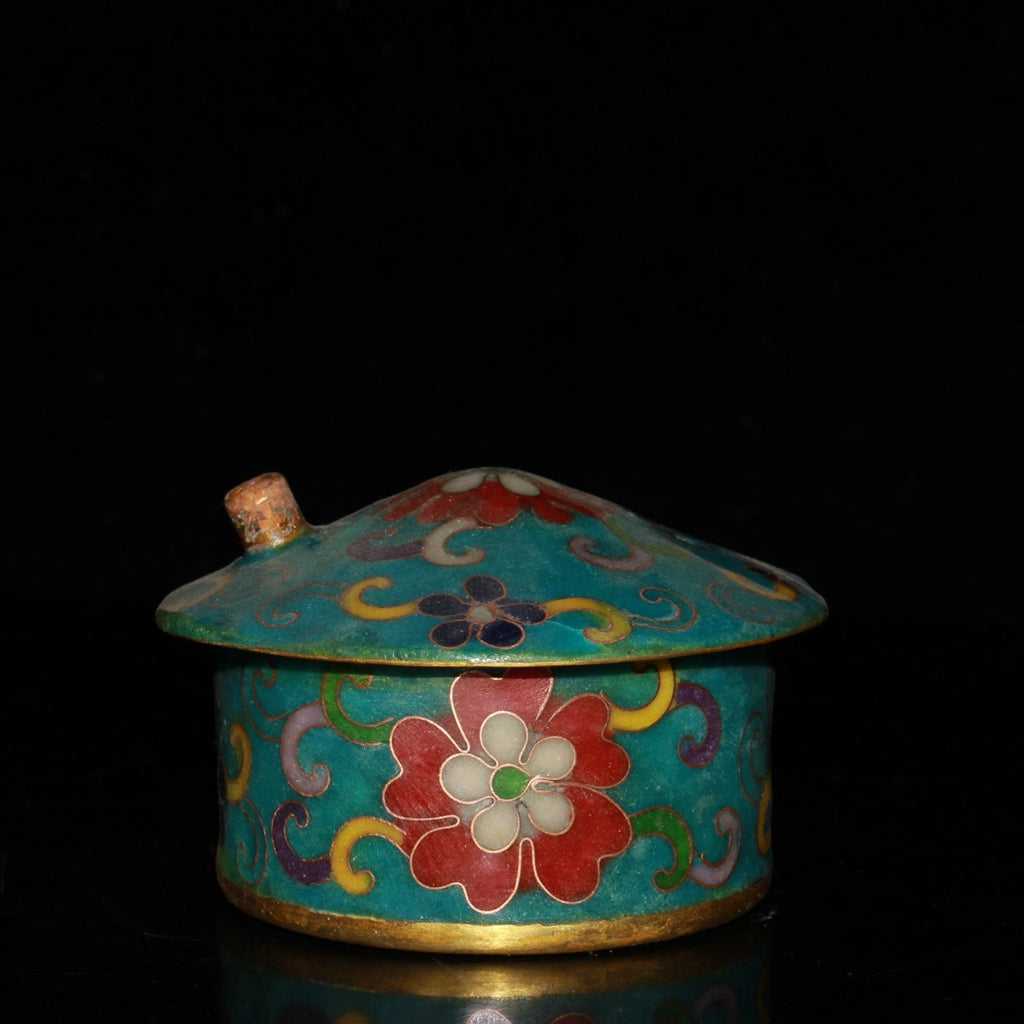 Pure copper cloisonn é filigree house water droplet ornaments