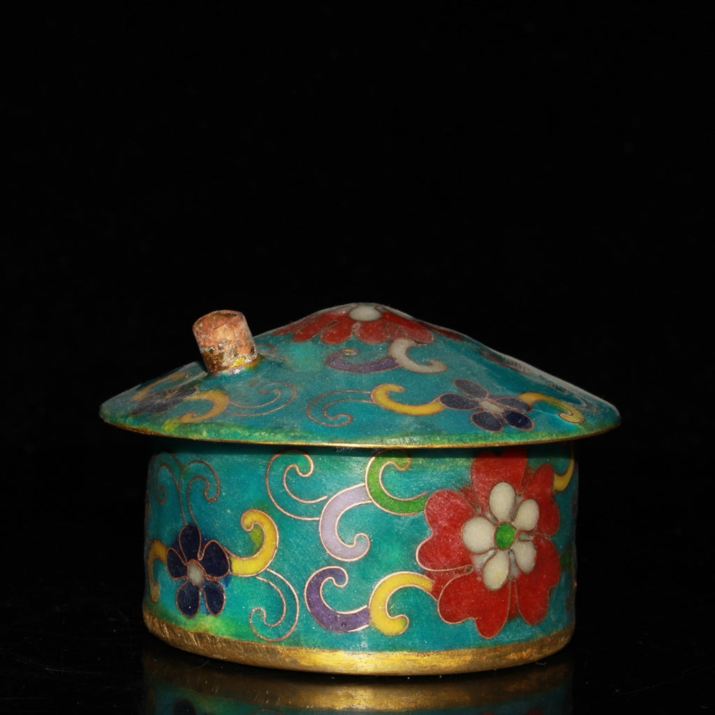 Pure copper cloisonn é filigree house water droplet ornaments