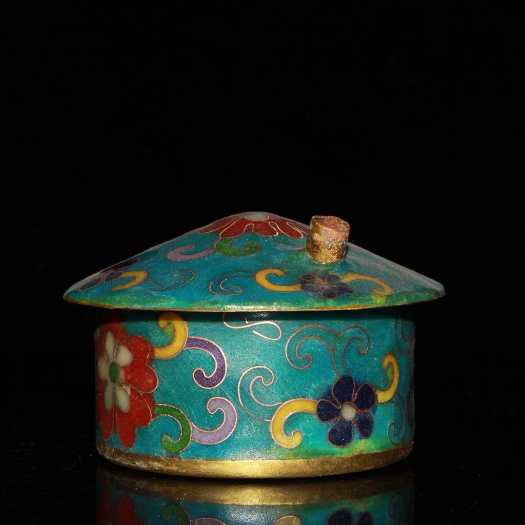 Pure copper cloisonn é filigree house water droplet ornaments