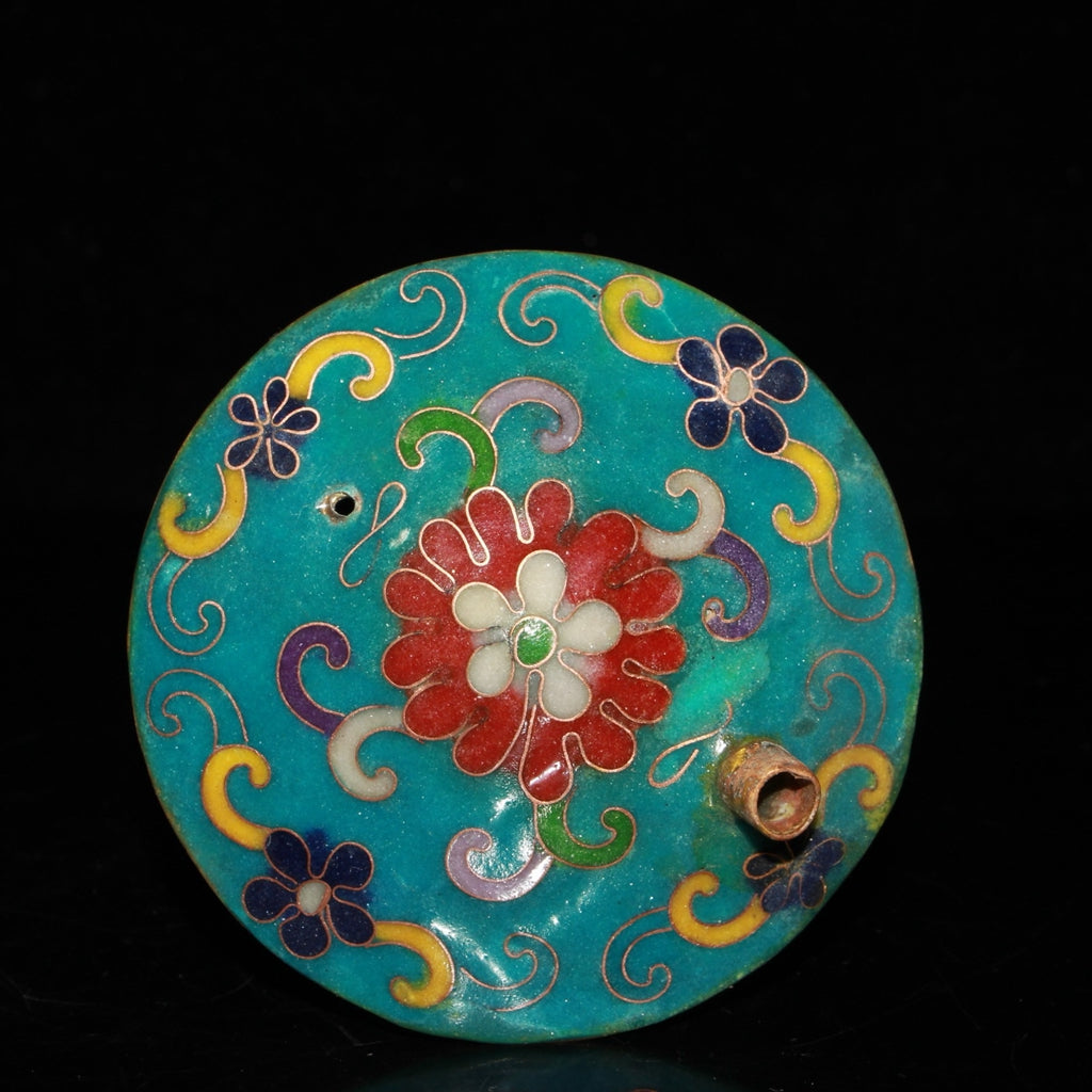 Pure copper cloisonn é filigree house water droplet ornaments