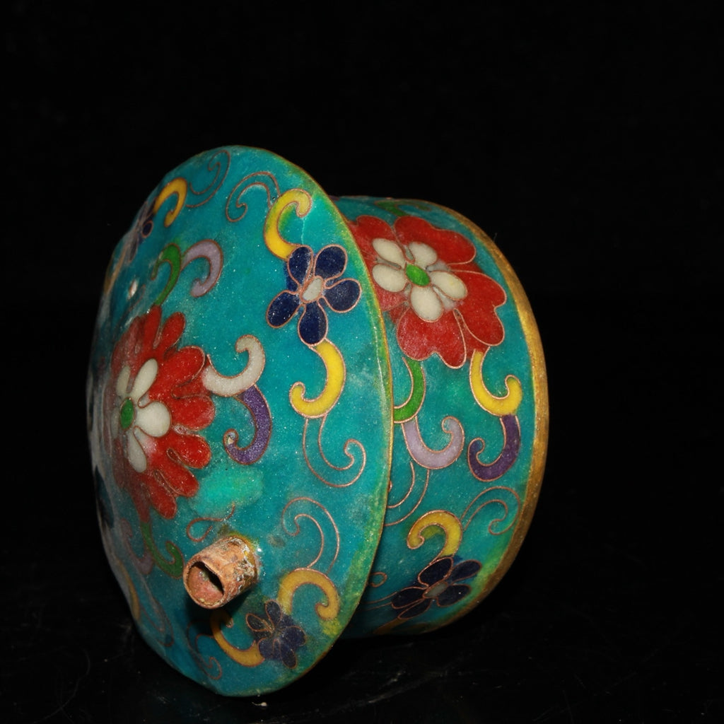 Pure copper cloisonn é filigree house water droplet ornaments