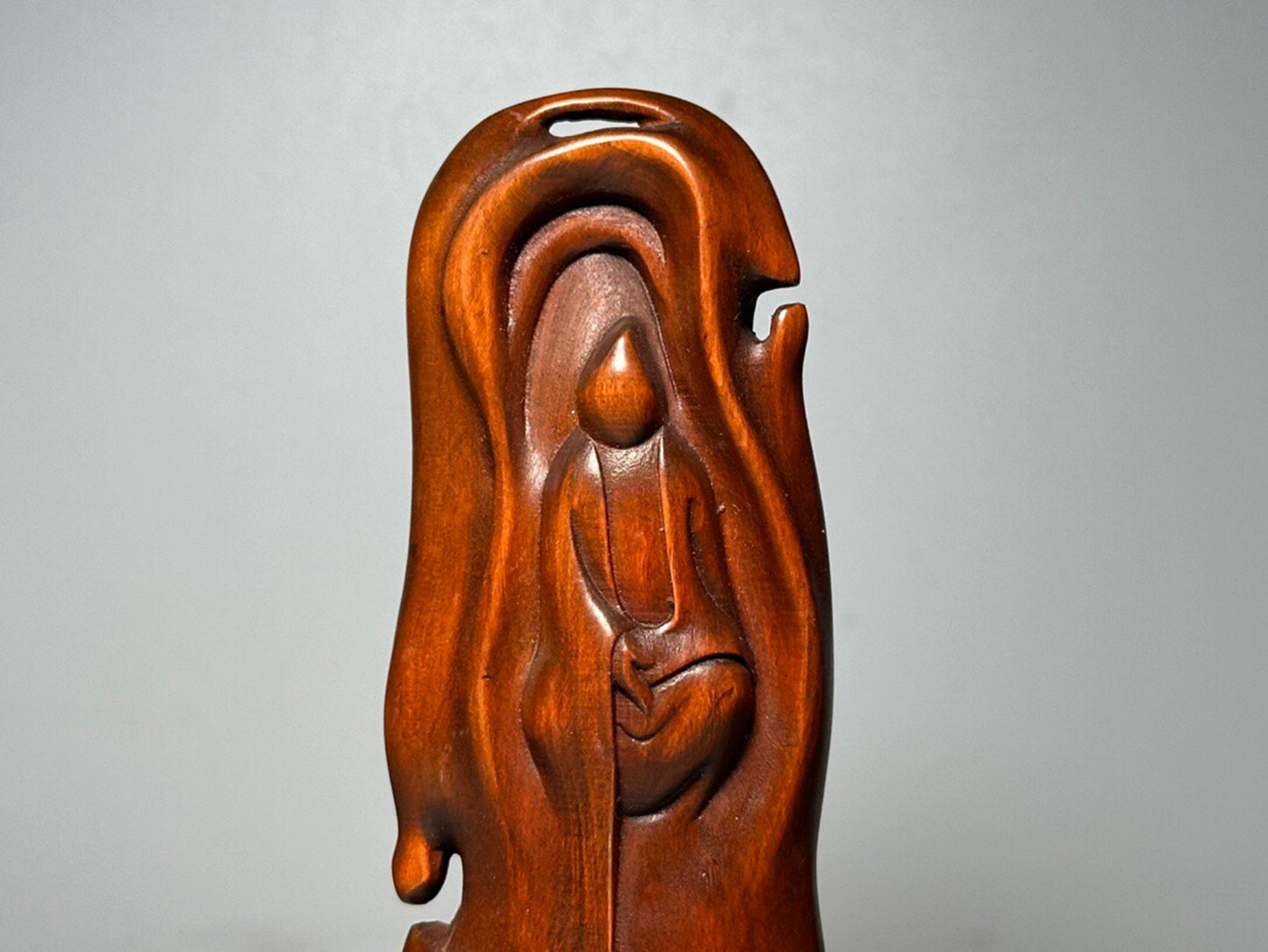 Chinese antique boxwood carving of the formless Guanyin